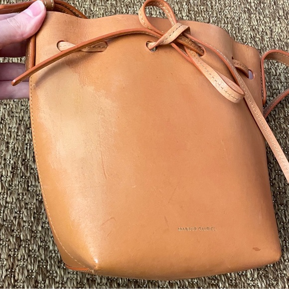 Mansur Gavriel Calfskin Mini Bucket Bag - Picture 3 of 10